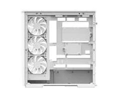 „Aerocool P500A“ kompiuterio korpusas, vidutinio dydžio bokštas, ATX, grūdintas stiklas, RGB – Baltas