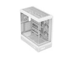 Aerocool P500B PC Case, Mid Tower, ATX, Tempered Glass, RGB - Baltas