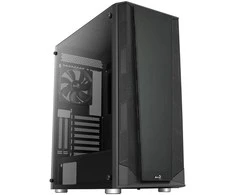 Aerocool Prism Midi-Tower, Tempered Glass - juodos spalvos