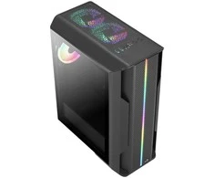 Aerocool Splinter Duo Midi–Tower – juoda