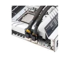 Akasa 8-Pin to 2x 4+4-Pin Adapteris Cable, EPS/ATX Compatible – Juodas, 20cm