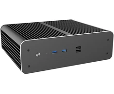Akasa Euler CMX kompiuterio korpusas Mini korpusas Mini-ITX Fanless – juoda