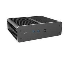 Akasa Euler CMX PC-Gehäuse, Mini-Gehäuse, Mini-ITX, Fanless - juodas