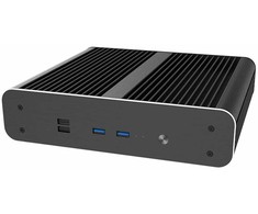 Akasa Euler CTX kompiuterio korpusas, bevielis mini korpusas, Thin-Mini-ITX – juodas
