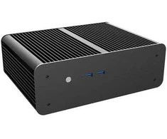 Akasa Euler MX Plus, Aliuminio-case - Mini-ITX, juodas