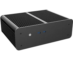 Akasa Euler MX Plus, Aliuminio-case - Mini-ITX, juodas