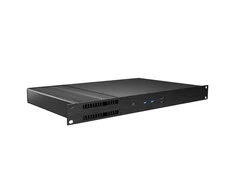 Akasa Galileo TU3 Plus Thin–Mini–ITX 1U obudowa, OEM – juoda