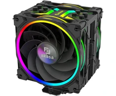 Akasa H4 Plus CPU aušintuvas + AR12 Reverse Blade ventiliatorius