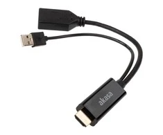 Akasa HDMI į DisplayPort adapterio laidas – juodas