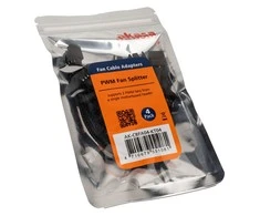 Akasa PWM Fan Splitter, 4 Pack – juodas