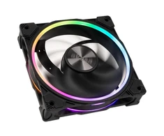 Akasa SOHO AR Addressable-RGB korpuso ventiliatorius, juodos spalvos – 120mm