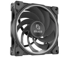 Akasa SOHO AR12 Reverse PWM Fan, RGB – 120 mm, juodas