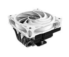 Akasa SOHO H6L M2 Low-Profile CPU-Kühler, ARGB - 120mm, baltas