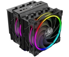 Galimas Akasa Soho H7 Dual Tower Cooler CPU, ARGB – 120 mm