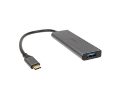Akasa USB Type C iki 4x USB Type A – sidabrinė