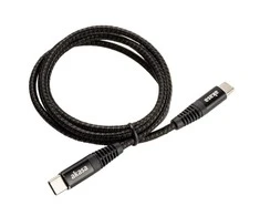 Akasa USB Type-C į USB Type-C 100W PD įkrovimo laidas – juodas