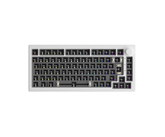 AKKO 5075B Via Barebone žaidimų klaviatūra, 75% - ANSI išdėstymas, Moon Baltas