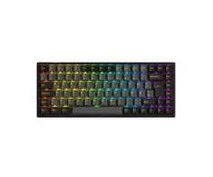AKKO Juodas &amp; auksinis 3084B Plus Klaviatūra žaidimams, RGB Akko V3 Kreminis Geltona Pro Switches, ISO DE, juodas &amp; auksinis