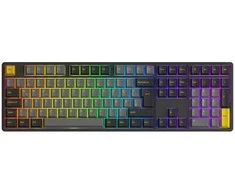 Klaviatūra Akko AKKO Juodas &amp; Gold 5108B Plus Wireless Gaming-Klaviatūra, RGB, - V3 Kremas Geltona Pro Switch, juodas, ISO (DE)