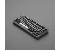 AKKO MonsGeek M1W SP Rožinė&amp;Baltas belaidė žaidimų klaviatūra, RGB, V3 Piano Pro Switch - sidabro spalvos, ANSI US