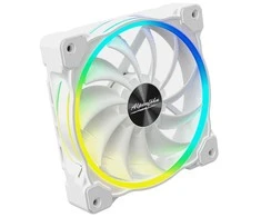 Alpenföhn 120mm Wing Boost 3 ARGB High Speed PWM korpuso ventiliatorius, Single – baltos spalvos