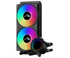 Alpenföhn AlpineFlow 240 AiO Wasserkühlung, ARGB - juodas, 240 mm