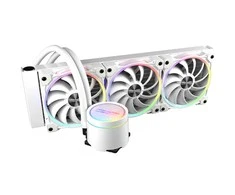 Alpenföhn Gletscherwasser 360 AIO cooler, ARGB – baltos spalvos