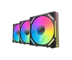 Alpenföhn WingBoost 4 PWM Fan, RGB – 3-Pack, 120mm, juodas