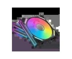 Alpenföhn WingBoost 4 PWM Fan, RGB – 3-Pack, 120mm, juodas