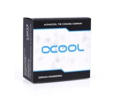 „Alphacool“ 45 laipsnių G1/4 colio kištukas į G1/4 colio kištuką, chromuotas