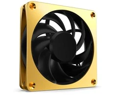 Alphacool Apex Stealth Metall Power korpuso ventiliatorius 120 mm, 3.000 U/min – auksinis