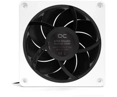 Alphacool Apex Stealth Metall Power korpuso ventiliatorius 120 mm, 3.000 U/min – baltos spalvos