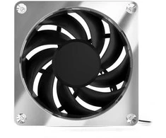 Alphacool Apex Stealth Metall Power korpuso ventiliatorius 120 mm, 3.000 U/min – chrome