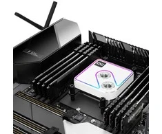 Alphacool Core 1 Aurora CPU Cooler, ARGB – baltas