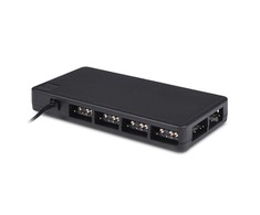 Šakotuvas Alphacool Core 11x 3-Pin DRGB Splitter – juodos spalvos