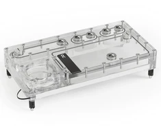 Alphacool „Core Distro“ plokštė, 280 jungčių, VPP/D5 – akrilas
