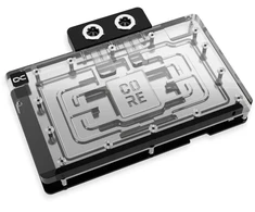„Alphacool Core GeForce RTX 5090 Reference GPU Vanduo“ aušintuvas, ARGB, su galine plokšte · akrilas