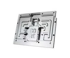 „Alphacool Core RX 9070 Hellhound/Reaper/Pulse/Pure GPU Vanduo Block“, ARGB, su galine plokšte · akrilas