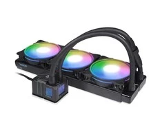 „Alphacool 13074“ kompiuterio aušinimo sistema, procesorius, viskas viename skysčio aušintuvas, 12 cm, Juodas, 1 vnt.