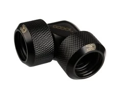 Alphacool Eiszapfen Adapteris 90 Degree 16mm OD to 16mm OD Hardtube – juodas