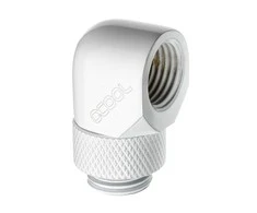Alphacool Eiszapfen L pasukama jungtis G1/4 Moteris į G1/4 Moteris – Baltas