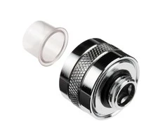 Alphacool Eiszapfen Pro fitting 16mm hard tube G1/4, 6-Pack – chrome