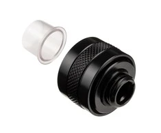 Alphacool Eiszapfen Pro fitting 16mm hard tube G1/4 – juodas
