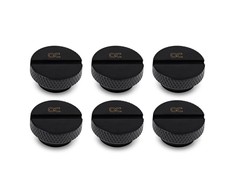 Alphacool Eiszapfen Stop Fitting G1/4, juodas – 6 pack