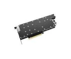 Alphacool ES 1-Slot GPU Wasserkühler für Nvidia H200 141GB, 2x G1/4" - juodas/carbon
