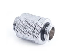 „Alphacool ES D“ kištukas, 20–35 mm, G1/4 išorinis sriegis į G1/4 išorinį sriegi, chromuotas
