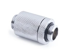 Alphacool ES D-Plug 25,5-40,5mm, G1/4 AG auf G1/4 AG – chrome