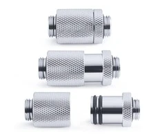 Alphacool ES D-Plug 25,5-40,5mm, G1/4 AG auf G1/4 AG – chromuotas
