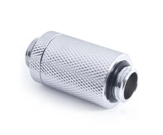 Alphacool ES D-Plug, 31,5-46,5mm, G1/4 AG auf G1/4 AG - chrome