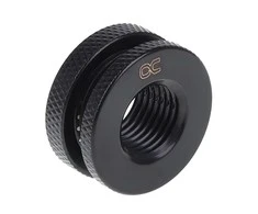 Alphacool HF bulkhead fitting, short version, G1/4 – Juodas